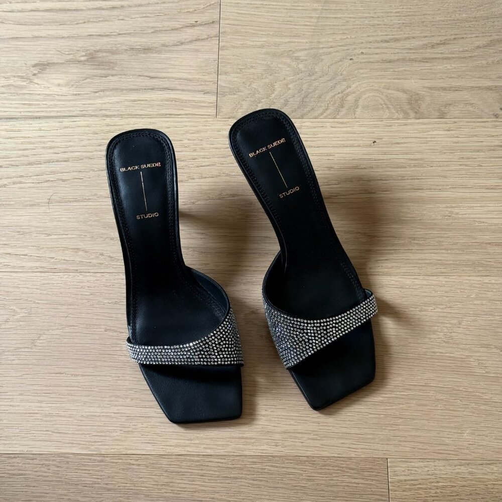 Black suede studio - madison sandal